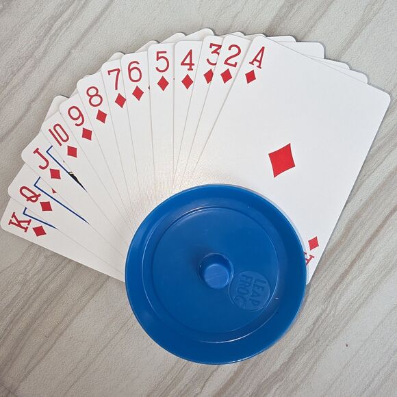 Set of 4 Round Playing Card Holders - Leap Frog - Picture 6 of 11